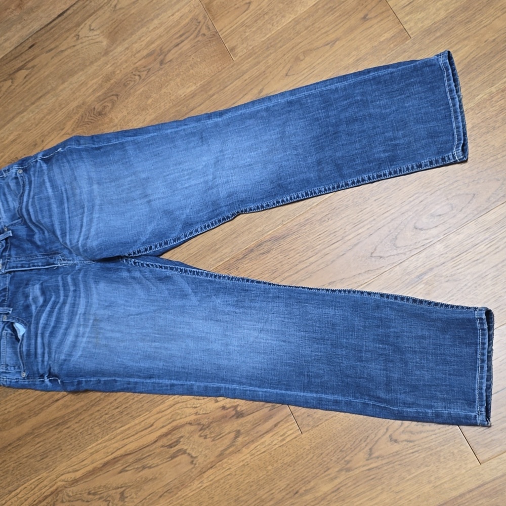 BKE Straight Leg Mens Jeans in Medium Blue